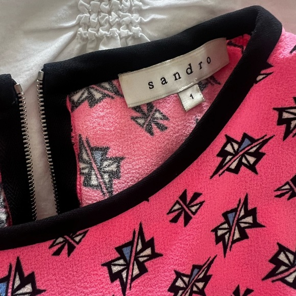 Gorgeous Sandro pink peplum top - Picture 8 of 9